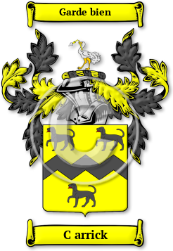 C arrick Family Crest Download (jpg) Legacy Series - 150 DPI